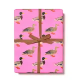 Red Cap Cards Quacky Birthday Birthday Wrapping Paper - 3 sheets