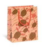 Red Cap Cards Turtle Family Gift Bag Medium