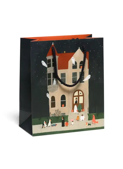 Trick or Treat House Medium Gift Bag
