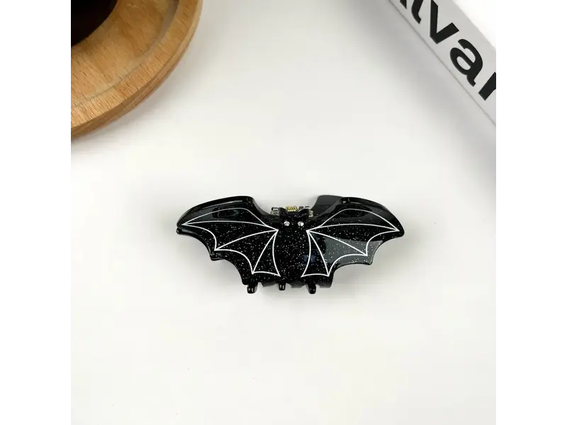 TheDivaSoap Black Bat Claw Clip