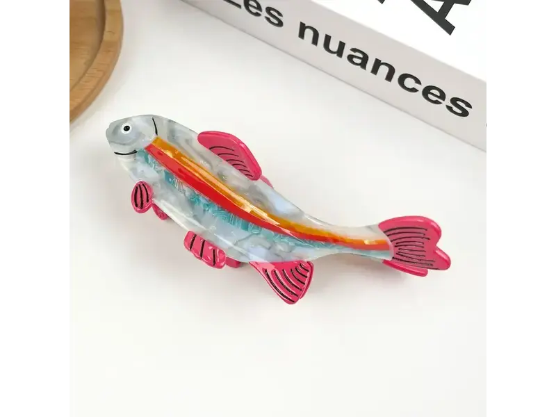 TheDivaSoap Colorful Fish Hair Clip