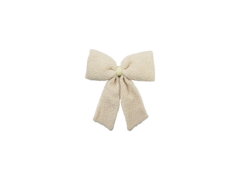 Creative Co-OP Faux Sherpa Clip-on Bow