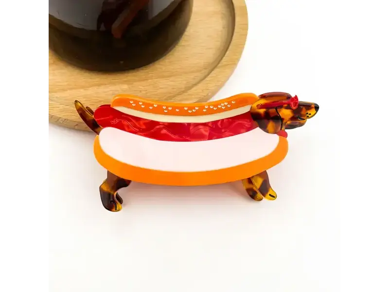 TheDivaSoap Hot Dog Hair Claw Clip