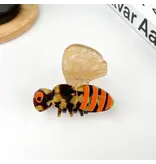 TheDivaSoap Cute Acetate Bee Hair Claw - brown
