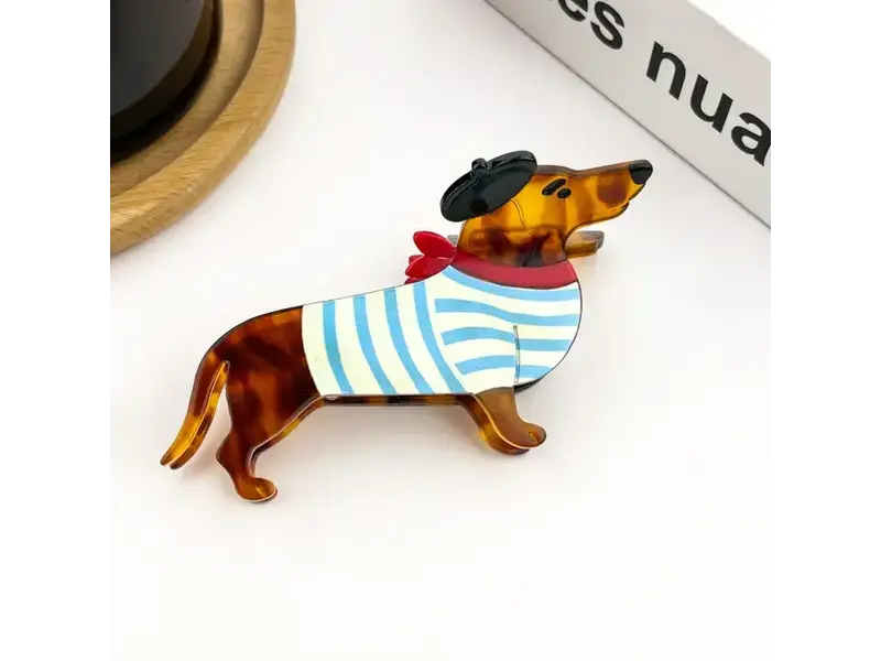 TheDivaSoap Cute Dog Hair Claw Clip