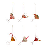 Creative Co-OP Glass Cocktail Ornament, 6 Styles