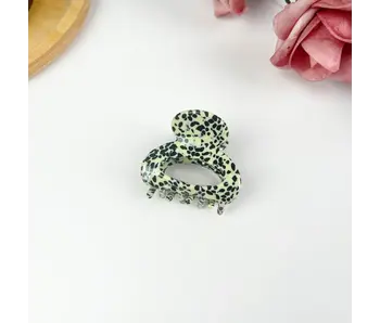 Hollow Small Hair Clip - black