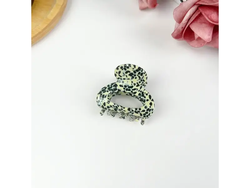 TheDivaSoap Hollow Small Hair Clip - black