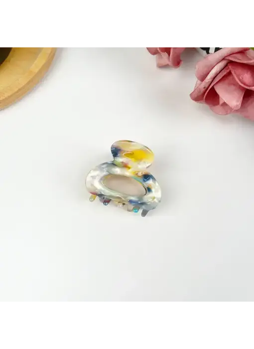 Hollow Small Hair Clip - mix