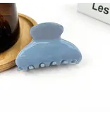 TheDivaSoap Retro Semi-Circle Clip - blue