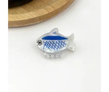 Sardine-Shaped Hair Claw Clip - mini