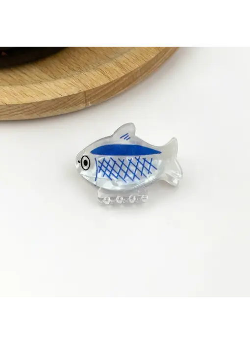 Sardine-Shaped Hair Claw Clip - mini