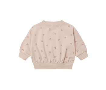 RELAXED SWEATSHIRT HEARTS