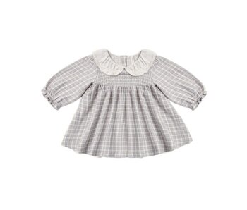 CALLIE DRESS BLUE GINGHAM
