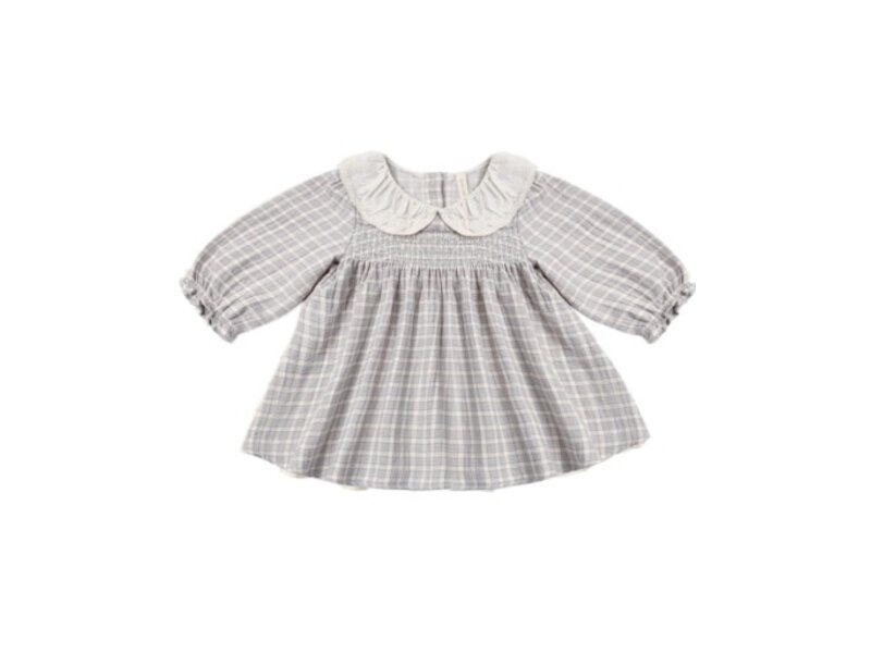 Rylee + Cru LLC CALLIE DRESS BLUE GINGHAM