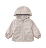 Rylee + Cru LLC RAIN COAT BLUE PLAID