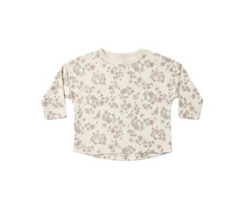 LONG SLEEVE TEE FLORAL VINE
