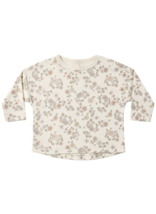 LONG SLEEVE TEE FLORAL VINE