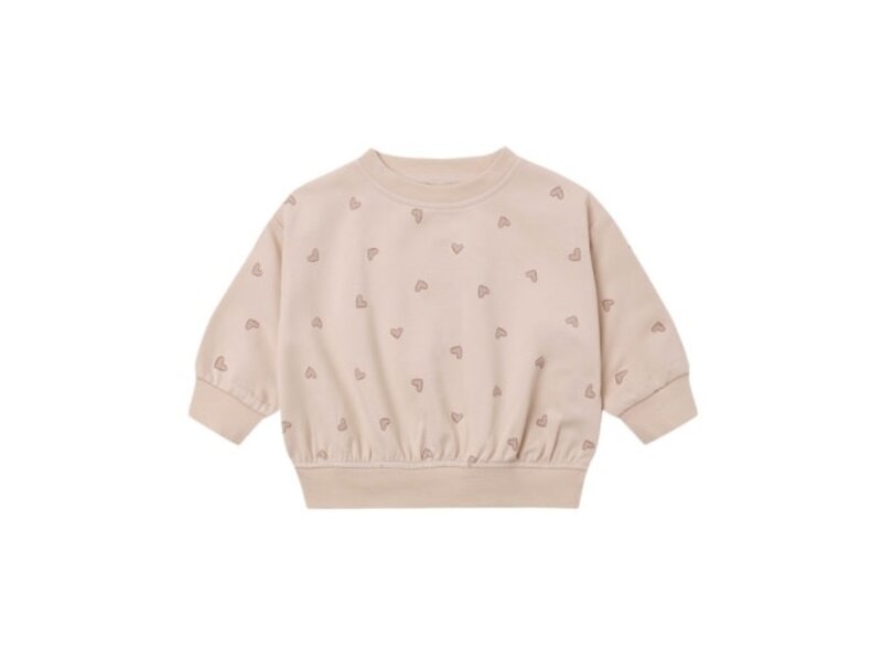 Rylee + Cru LLC RELAXED SWEATSHIRT HEARTS