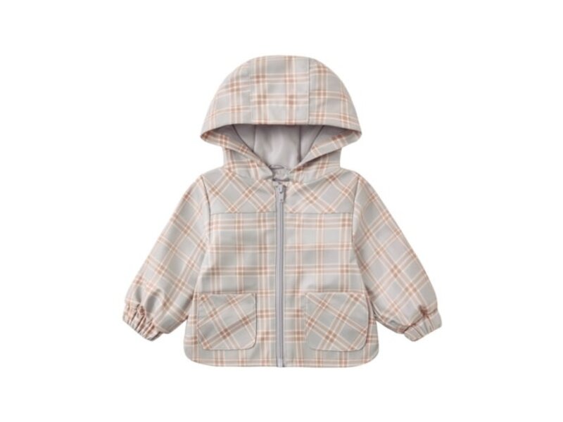 Rylee + Cru LLC RAIN COAT BLUE PLAID