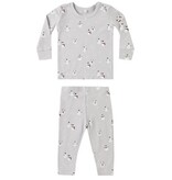 Rylee + Cru LLC BAMBOO PAJAMA SET SNOWMAN