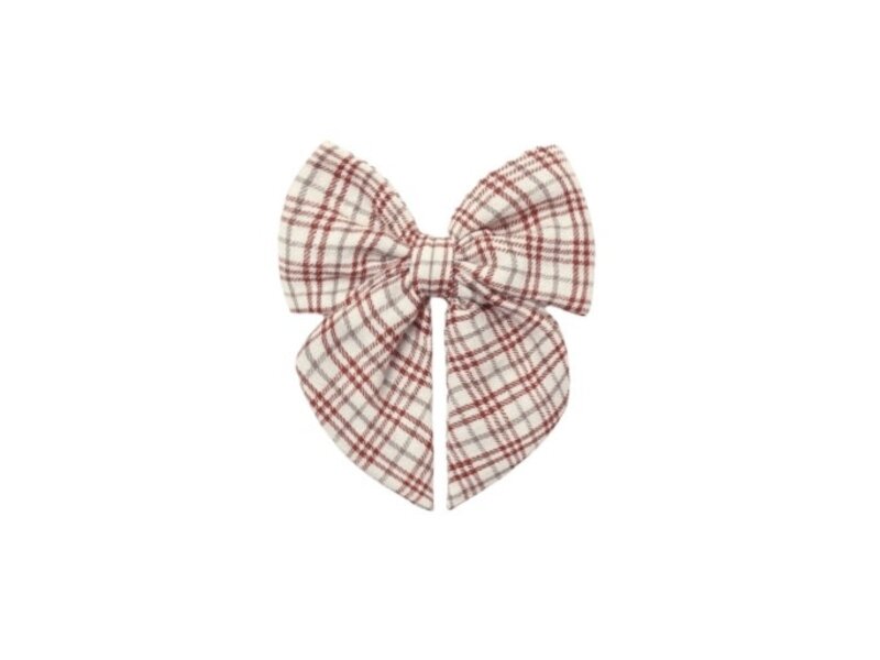 Quincy Mae BOW CHRISTMAS PLAID