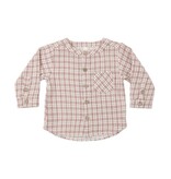 Quincy Mae MILO SHIRT CHRISTMAS PLAID