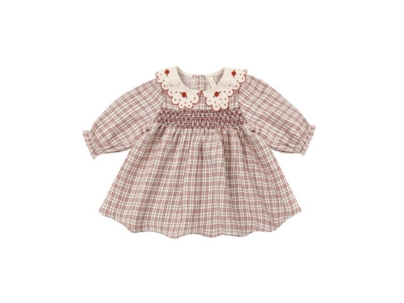 Quincy Mae CALLIE DRESS CHRISTMAS PLAID