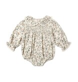 Quincy Mae CALLIE ROMPER HOLIDAY FLORAL