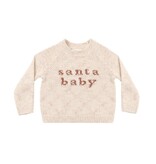 Quincy Mae KNIT SWEATER SANTA BABY