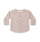 Quincy Mae MILO SHIRT CHRISTMAS PLAID