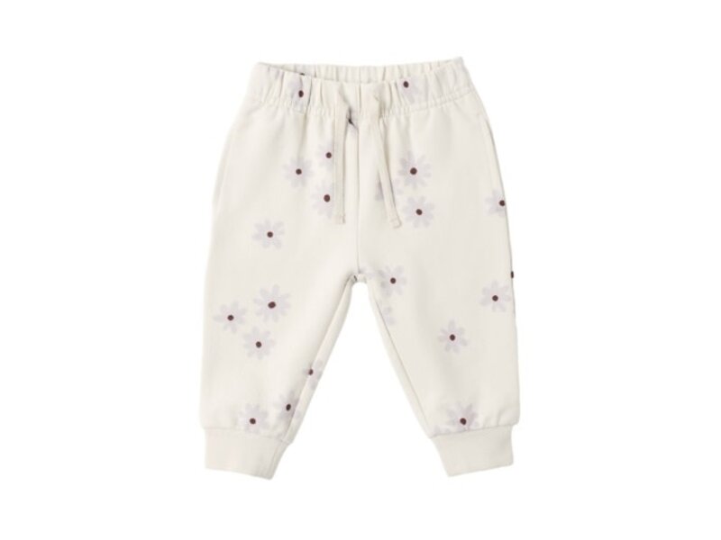 Quincy Mae RELAXED FLEECE SWEATPANT BLUE DAISY