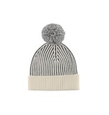 Quincy Mae BEANIE MIDNIGHT STRIPE