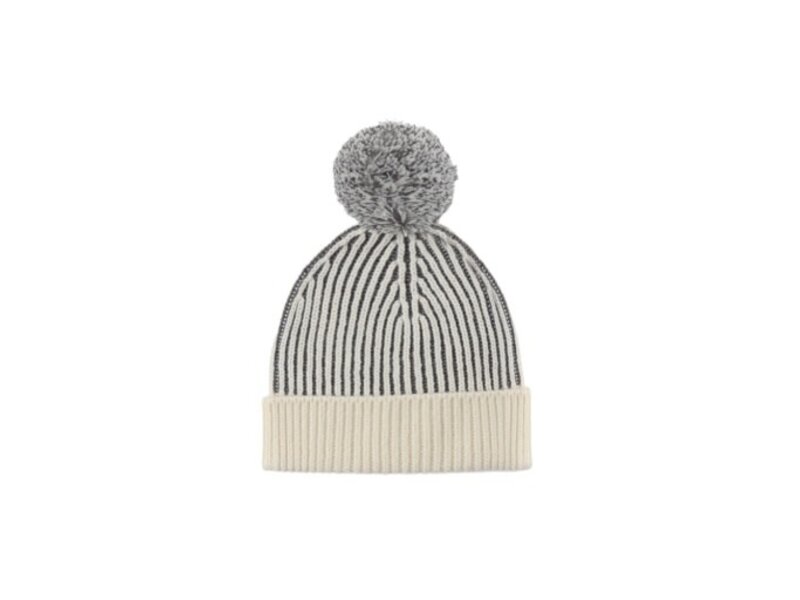 Quincy Mae BEANIE MIDNIGHT STRIPE