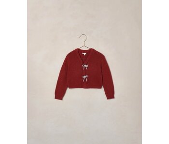 BOW CARDIGAN RUBY