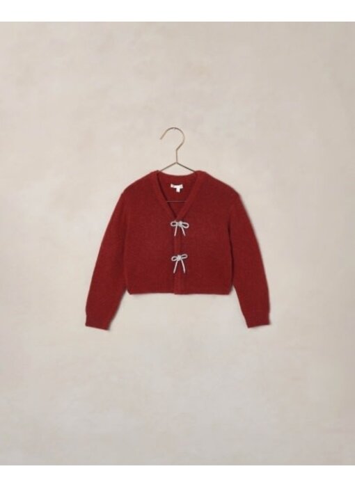 BOW CARDIGAN RUBY