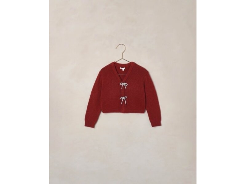 Noralee BOW CARDIGAN RUBY