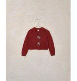 Noralee BOW CARDIGAN RUBY