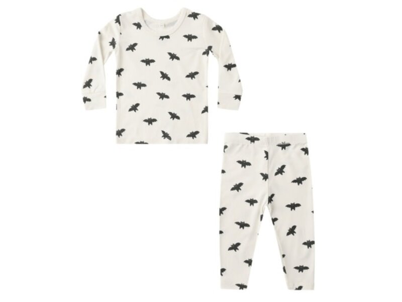 Rylee + Cru LLC BAMBOO PAJAMA SET BATS