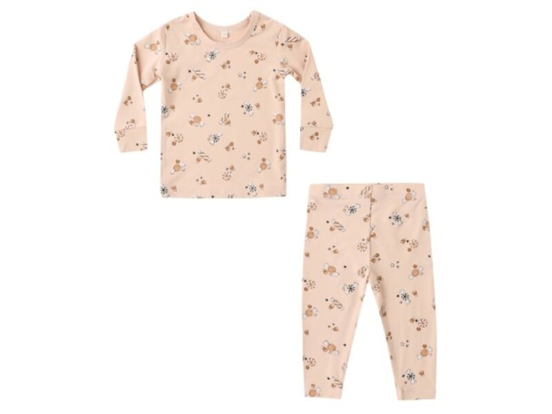 Rylee + Cru LLC BAMBOO PAJAMA SET CANDY
