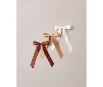 SPICE RIBBON BOWS SPICE, IVORY, GOLD