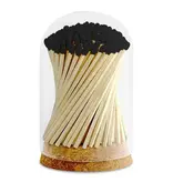 Thankful Greetings 4" Matches in Premium Glass Cloche
