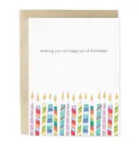 Skribbles Candle Birthday Wishes Hand-Illustrated Greeting Card