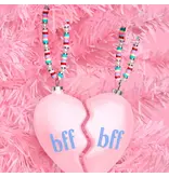 xo, Fetti Bff Ornament - 2 Piece Split Heart Ornament