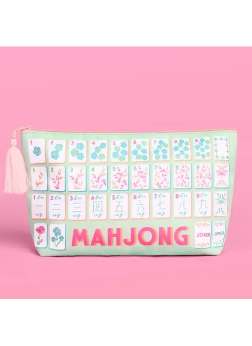 Mahjong Tile Bag - Nylon Zipper Bag
