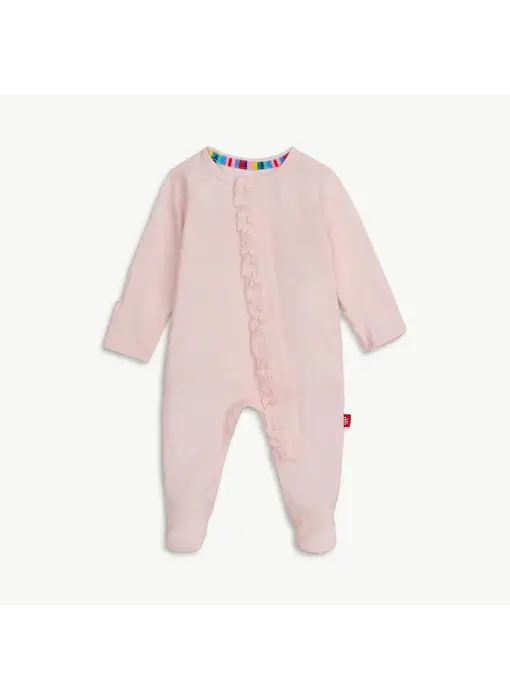 PIN DOT PINK FOOTIE