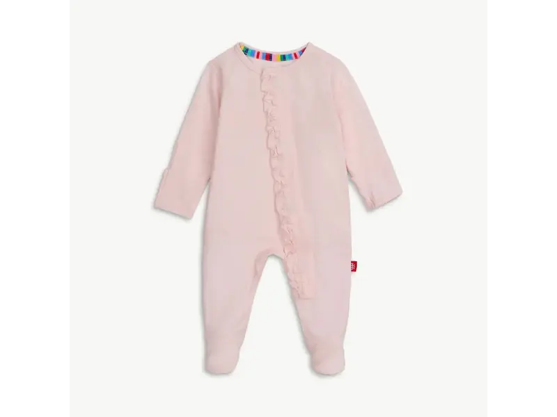 Magnetic  Me PIN DOT PINK FOOTIE