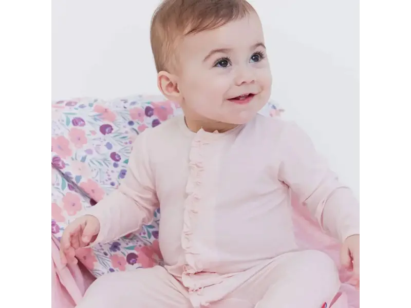 Magnetic  Me PIN DOT PINK FOOTIE