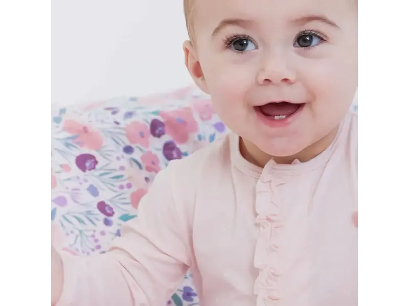 Magnetic  Me PIN DOT PINK FOOTIE