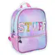 Girls Backpack with Glitter Varsity Letters - Mini Tie Dye